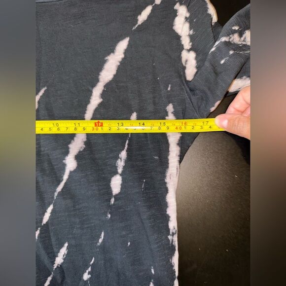 Revolve Pam and Gela Bleach Tie Dye Mock Neck Mini Cotton Dress M EUC - Picture 9 of 10